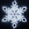светодиодная фигура ardecoled снежинка ard-snowflake-m9-900x900-360led white 034256 