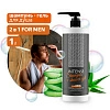 шампунь - гель для душа intense 2 в 1 for men 1000 мл. с дозатором clean&amp;green cg8337 