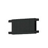 коннектор прямой italline kreator it09-9028 black 