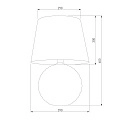 Настольная лампа TK Lighting 5591 Santana Ecru купить настольная лампа tk lighting 5591 santana ecru