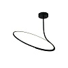 подвесной светодиодный светильник italline it013-6025 black 3000k 