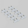 блок led подсветки для выключателя werkel 10 шт. голубой w8020102 4690389213533 