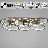 люстра reluce 09253-0.3-6s champaign silver 