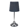 настольная лампа uniel uml-b309 e14 chrome/dark blue ul-00012426 