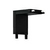 коннектор l-образный вертикальный italline kreator it09-9032 black 