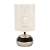 настольная лампа uniel uml-b307 e14 silver/white ul-00012423 